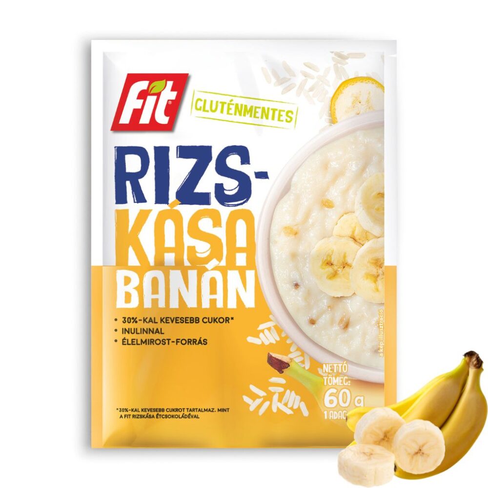 Rizskása banán ízesítéssel