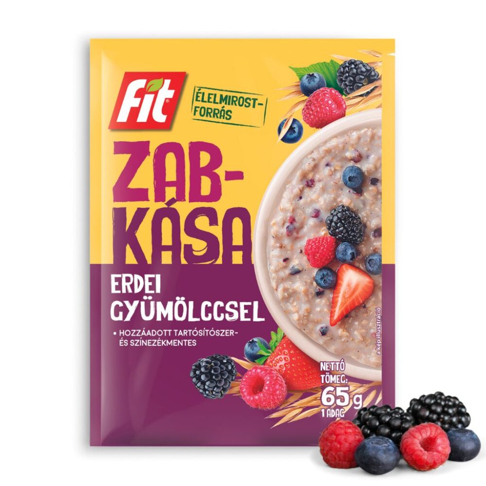 Zabkása erdei gyümölccsel